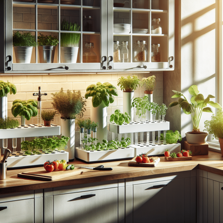 Kitchen Windowsill Hydroponic Setups