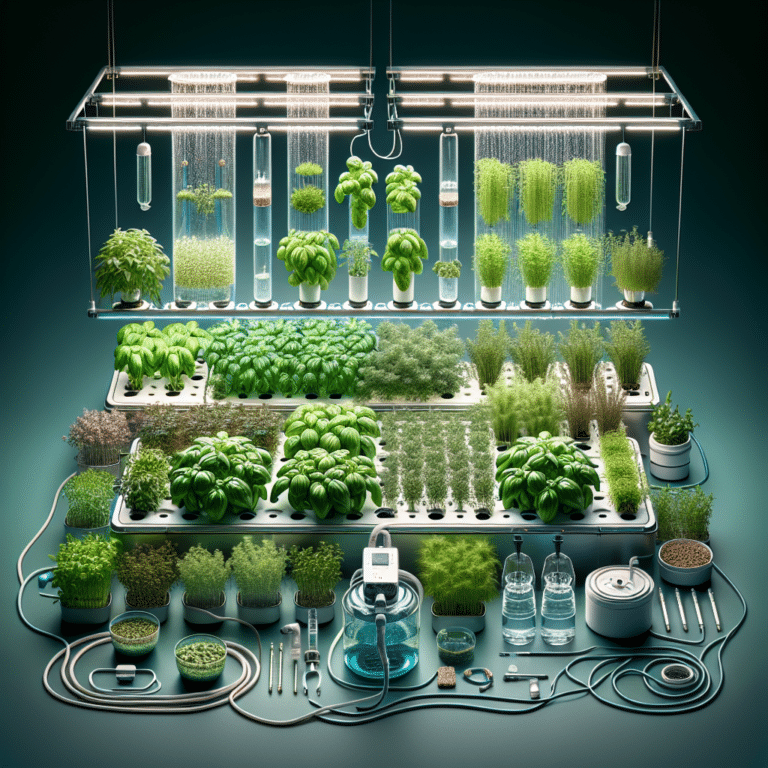 Efficient Propagation of Herbs in Hydroponic Setups