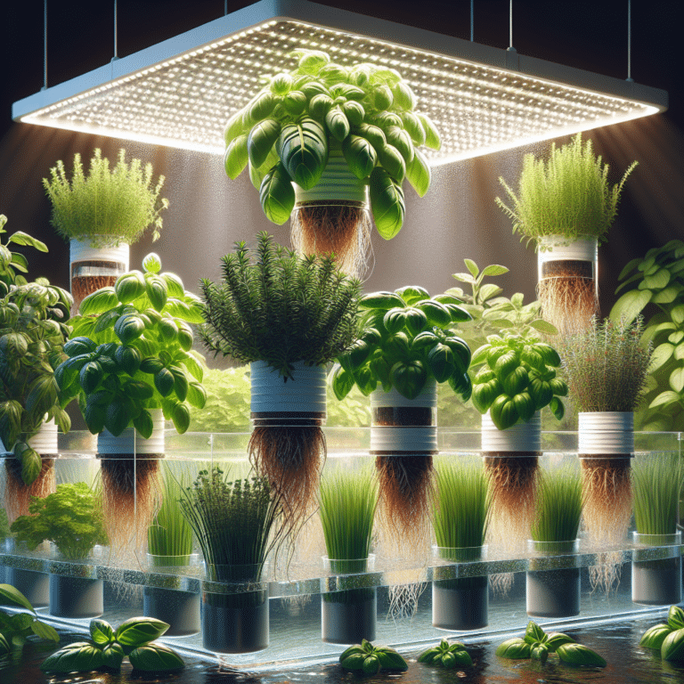 Hydroponic Herbs for Year-Round Indoor Growth".