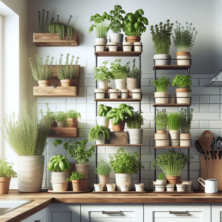 DIY Herb Towers for Kitchens