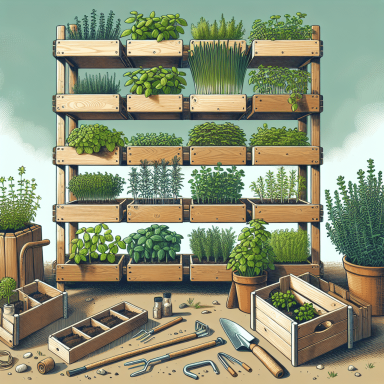 Step-by-step DIY Vertical Herb Garden