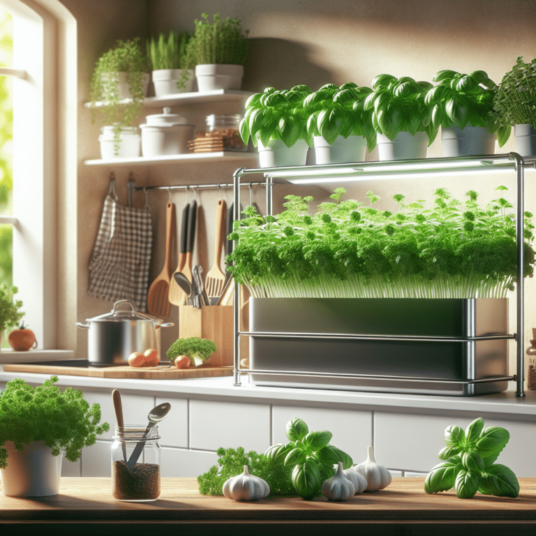The Hydroponic Solution for Fresh Kitchen Herbs
