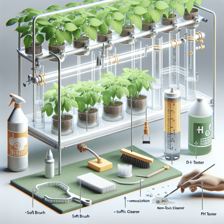 How to Clean and Maintain Hydroponic Setups