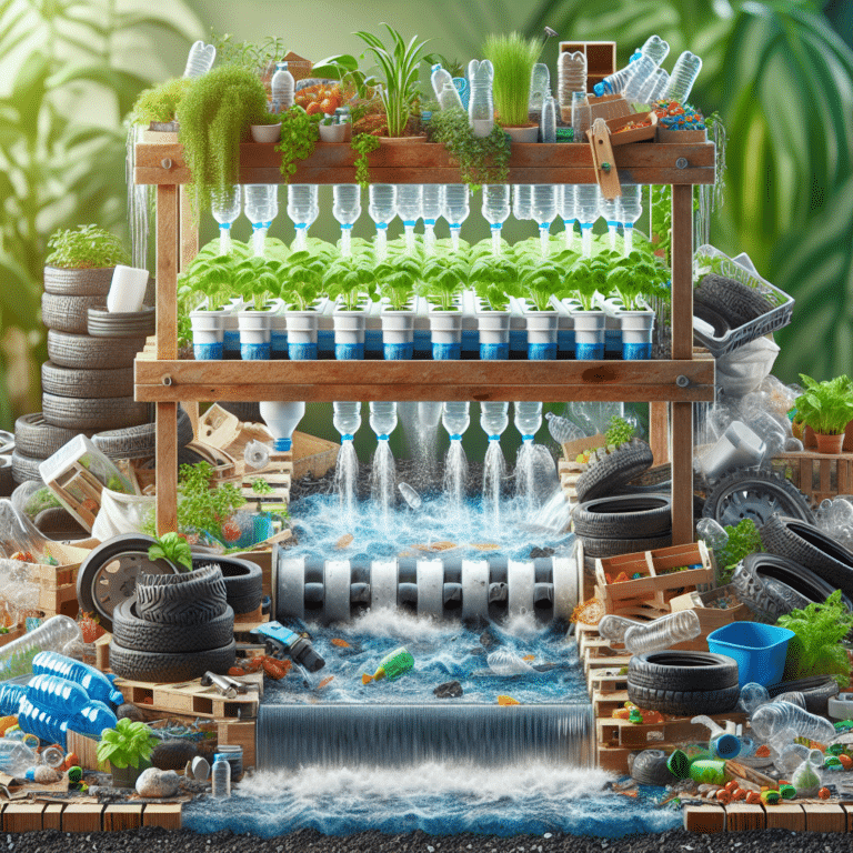 How to Build a Hydroponic System from Recycled Materials