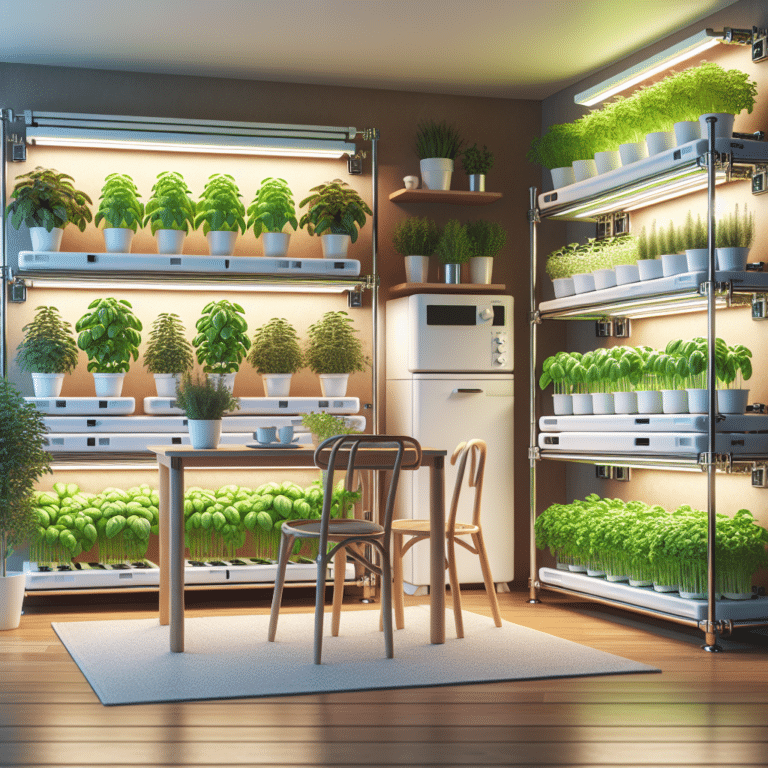Hydroponic Herb Farming in Small Spaces