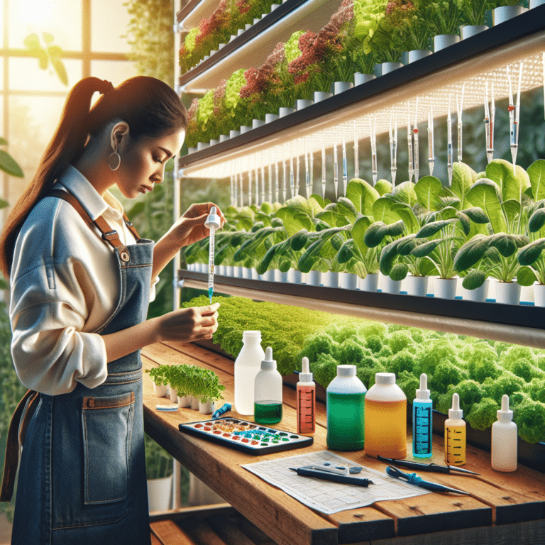 Maintaining Nutrient Solutions in Hydroponic Systems