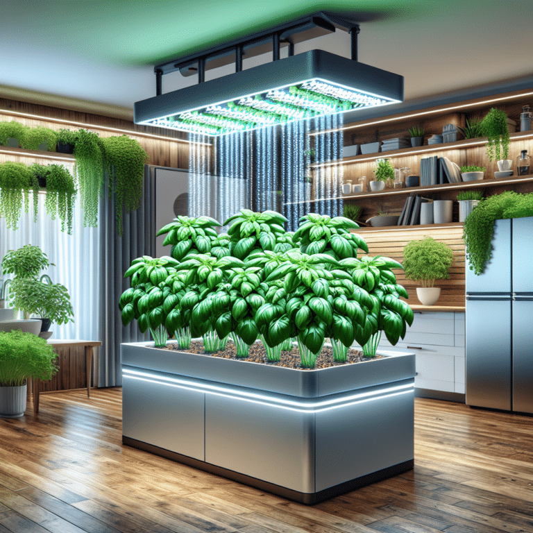  "Growing an Abundance of Basil in Your Hydroponic Kitchen
