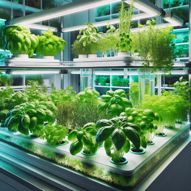  "Nurturing Nutrient-Dense Herbs in Hydroponic Kitchens