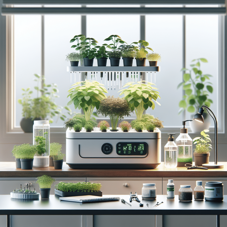 How to Make a Countertop Hydroponic System