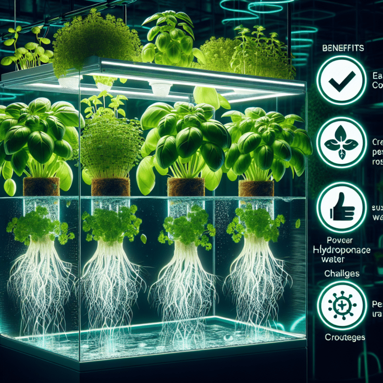 "Exploring the Benefits and Challenges of Hydroponic Herb Gardening