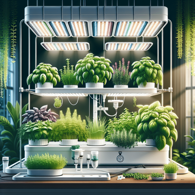 Grow Lights: Illuminating Your Indoor Hydroponic Herb Garden