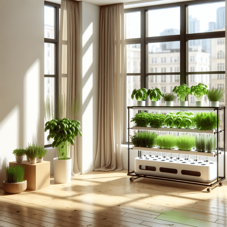 Easy Hydroponic Herbs for Apartment Living