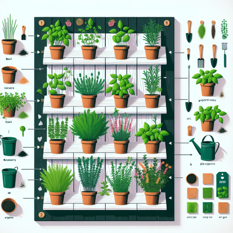 Step-by-step DIY Vertical Herb Garden