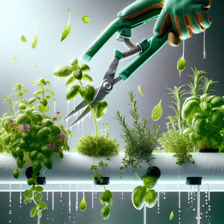 How to Prune Herbs in Hydroponic Gardens