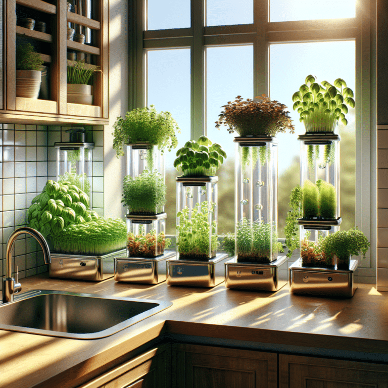 Kitchen Windowsill Hydroponic Setups