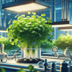 Achieving Lush Cilantro Growth in an Indoor Hydroponic Setup