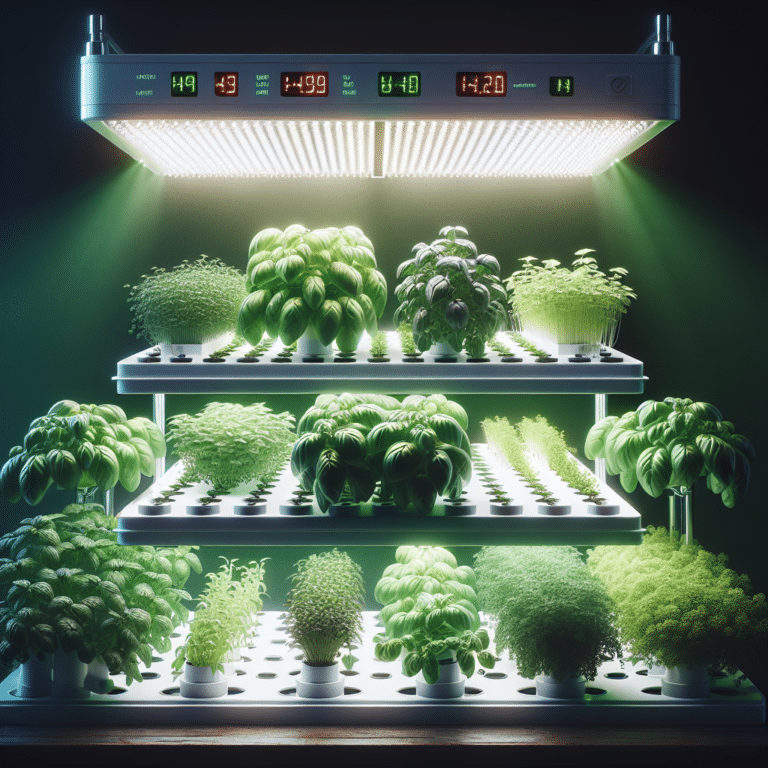 How to Optimize Light for Indoor Hydroponic Herbs
