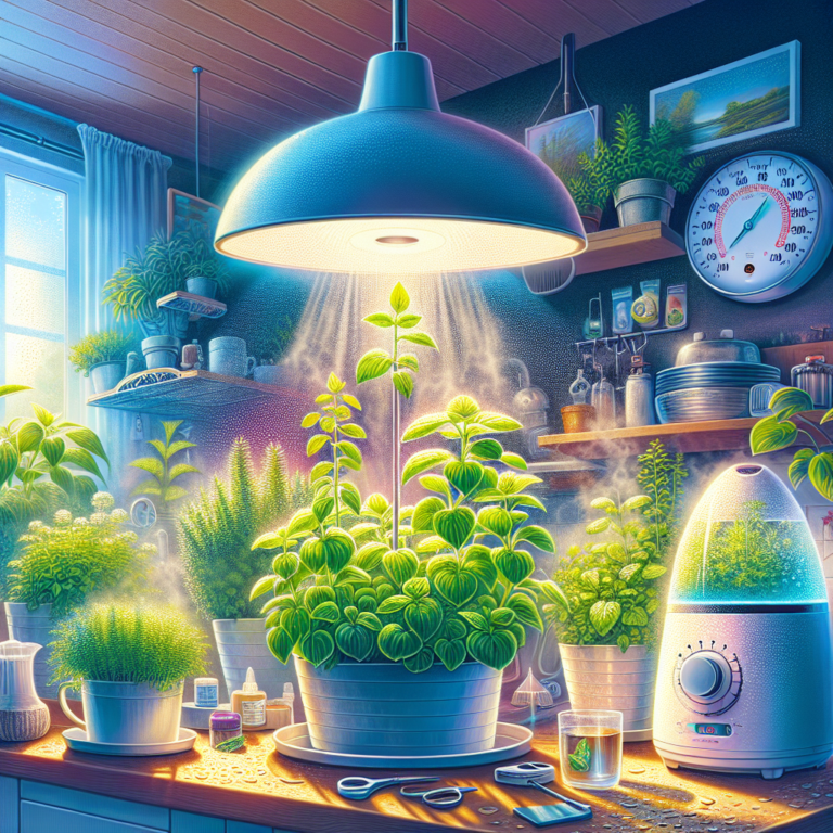 Maintaining Ideal Humidity for Indoor Herbs