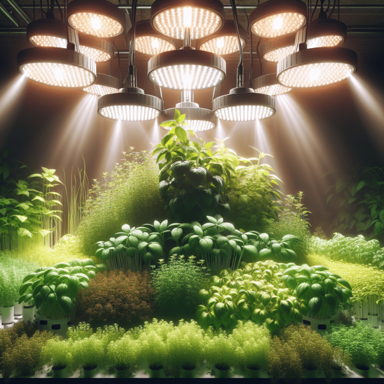 Harnessing the Power of Grow Lights for Indoor Hydroponic Herbs