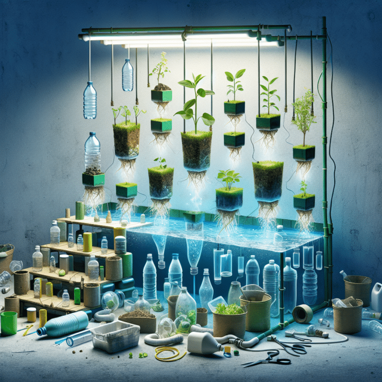 How to Build a Hydroponic System from Recycled Materials