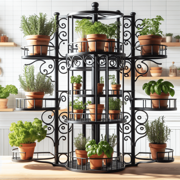 DIY Herb Towers for Kitchens